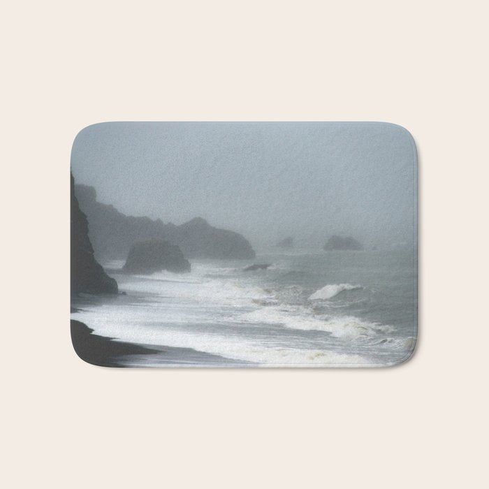 Pacific Northwest Beach Storm Bath Mat Gallery Image 1