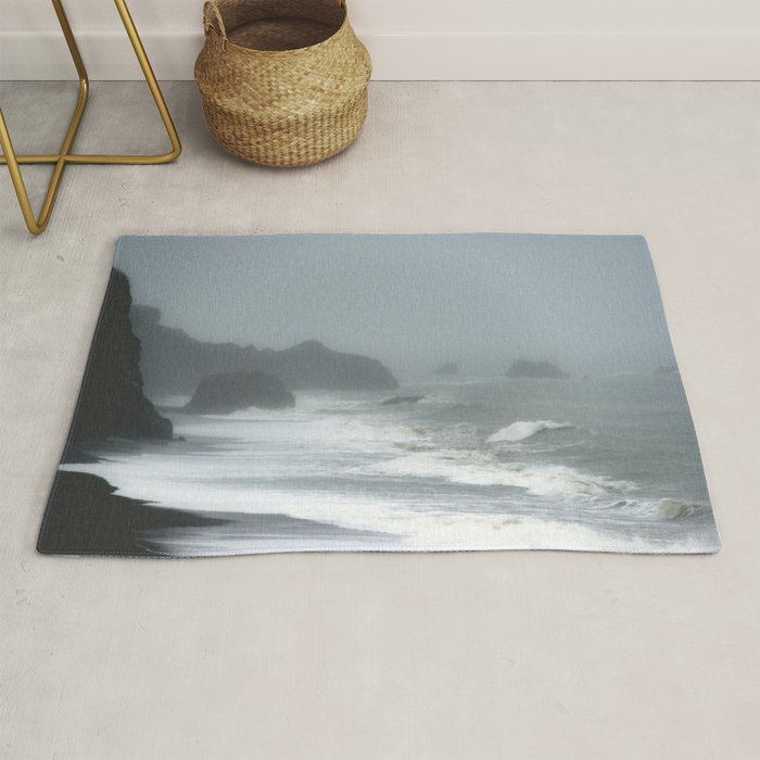 Pacific Northwest Beach Storm Rug Gallery Image 1