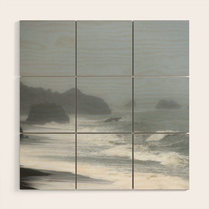 Pacific Northwest Beach Storm Wood Wall Art Gallery Image 1