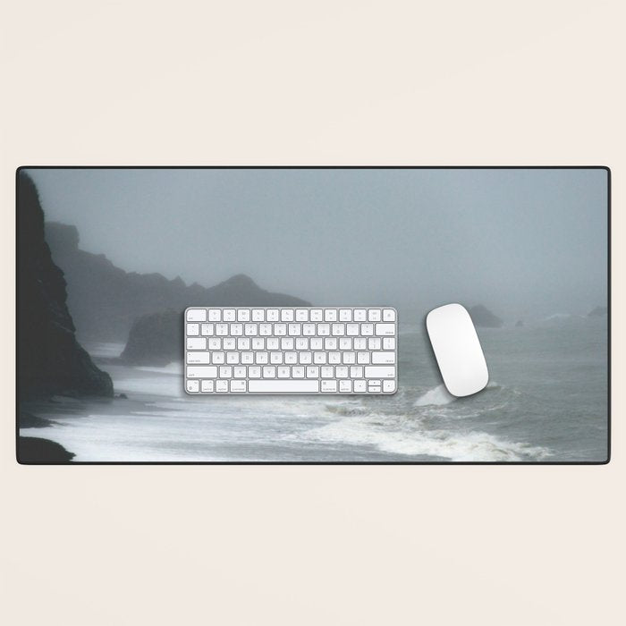 Pacific Northwest Beach Storm Desk Mat Gallery Image 1