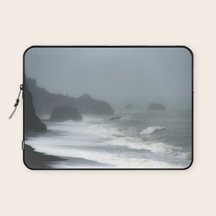 Pacific Northwest Beach Storm Laptop Sleeve Gallery Image 1