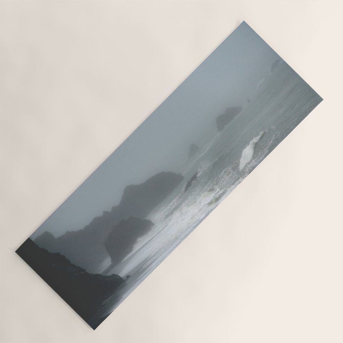 Pacific Northwest Beach Storm Yoga Mat Gallery Image 1