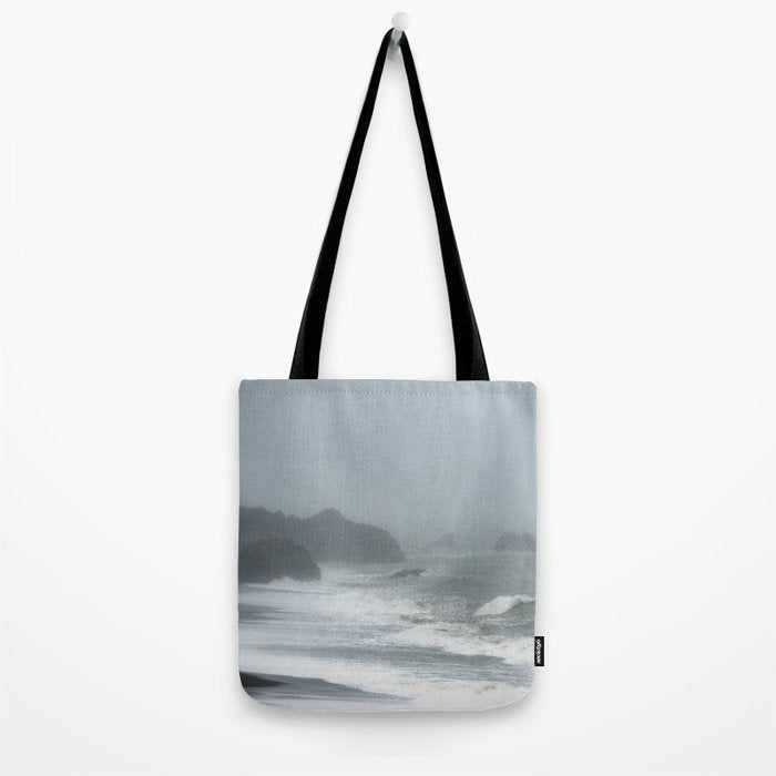 Pacific Northwest Beach Storm Tote Bag Gallery Image 2