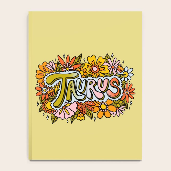 Taurus Flowers Notebook Gallery Image 4