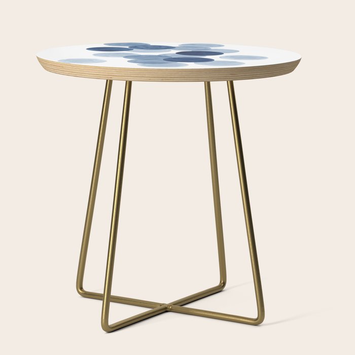 Indigo Ombre Circles Side Table Gallery Image 1
