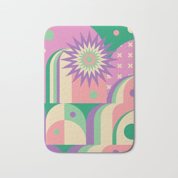 Pastel Surreal Place Bath Mat Gallery Image 1