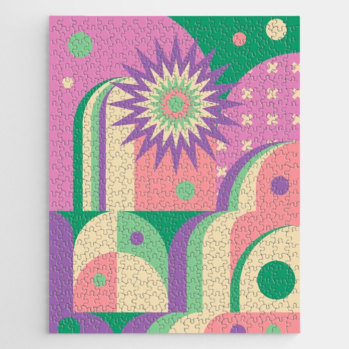Pastel Surreal Place Jigsaw Puzzle Gallery Image 1