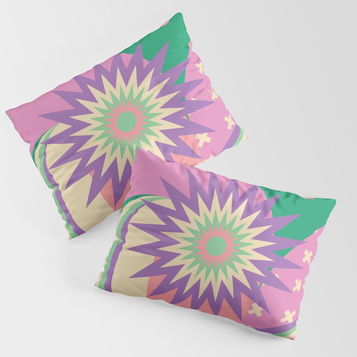 Pastel Surreal Place Pillow Sham Gallery Image 3