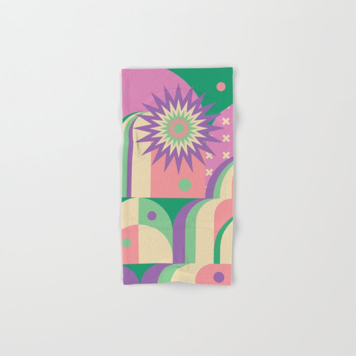 Pastel Surreal Place Bath Towel Gallery Image 1