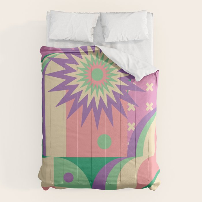 Pastel Surreal Place Comforter Gallery Image 1