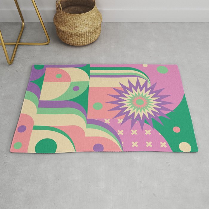 Pastel Surreal Place Rug Gallery Image 1