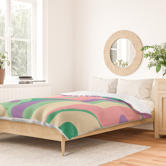 Pastel Surreal Place Duvet Cover Gallery Image 2