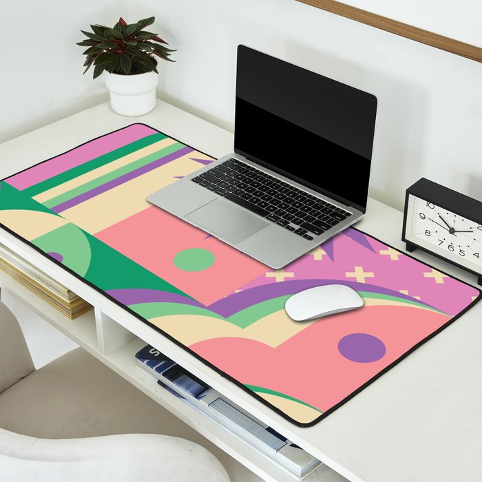 Pastel Surreal Place Desk Mat Gallery Image 2