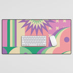 Pastel Surreal Place Desk Mat Gallery Image 1