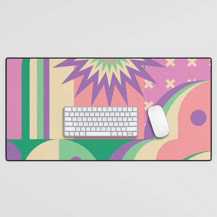 Pastel Surreal Place Desk Mat Gallery Image 1