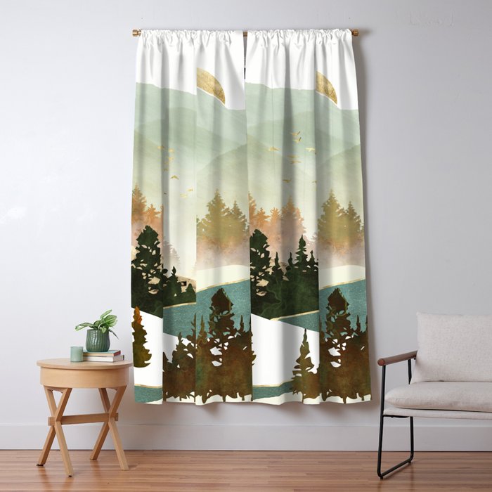 Fall Morning Window Curtain Gallery Image 1