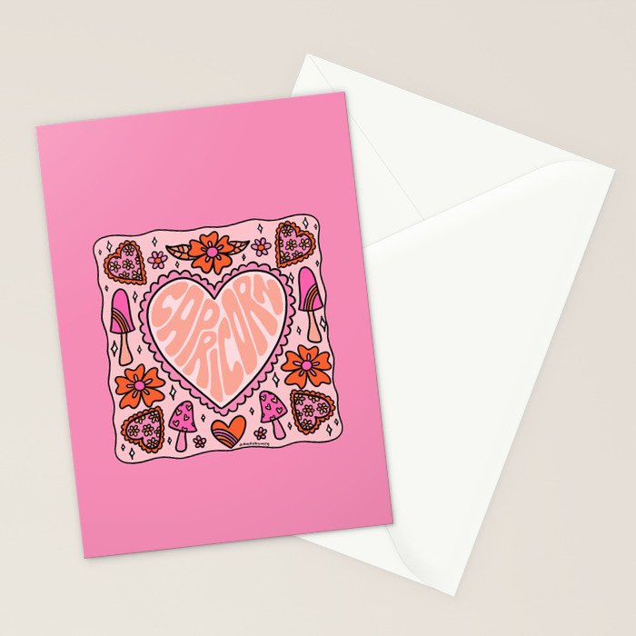 Capricorn Heart Stationery Card Gallery Image 2