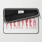 Beach Bombshells - Cyan & Coral Palette Laptop Sleeve Gallery Image 2