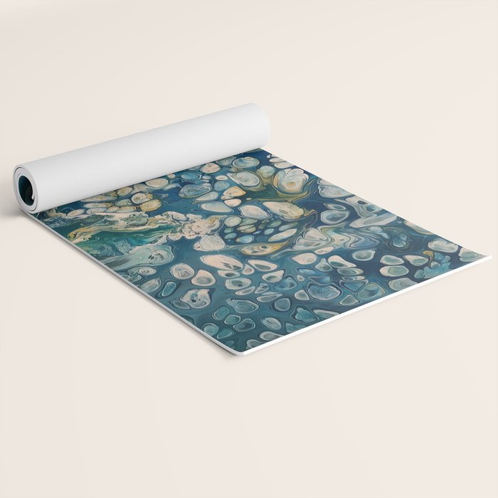 Underwater Abstract Fantasy Yoga Mat Gallery Image 2