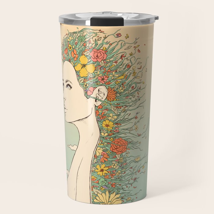 Facade of Existence (Let Life Blossom) Travel Mug Gallery Image 1