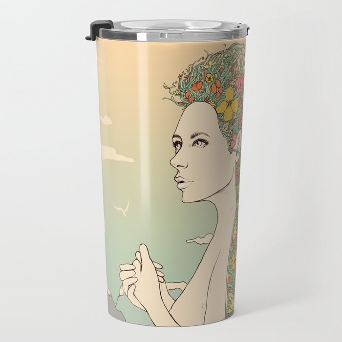Facade of Existence (Let Life Blossom) Travel Mug Gallery Image 3