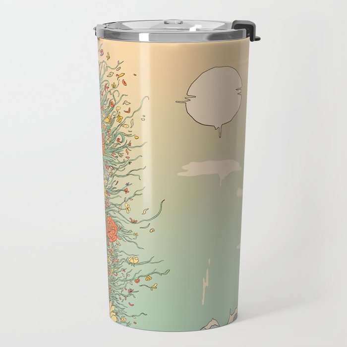 Facade of Existence (Let Life Blossom) Travel Mug Gallery Image 2