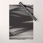 Wavy Black and Beige 13 Wrapping Paper Gallery Image 1