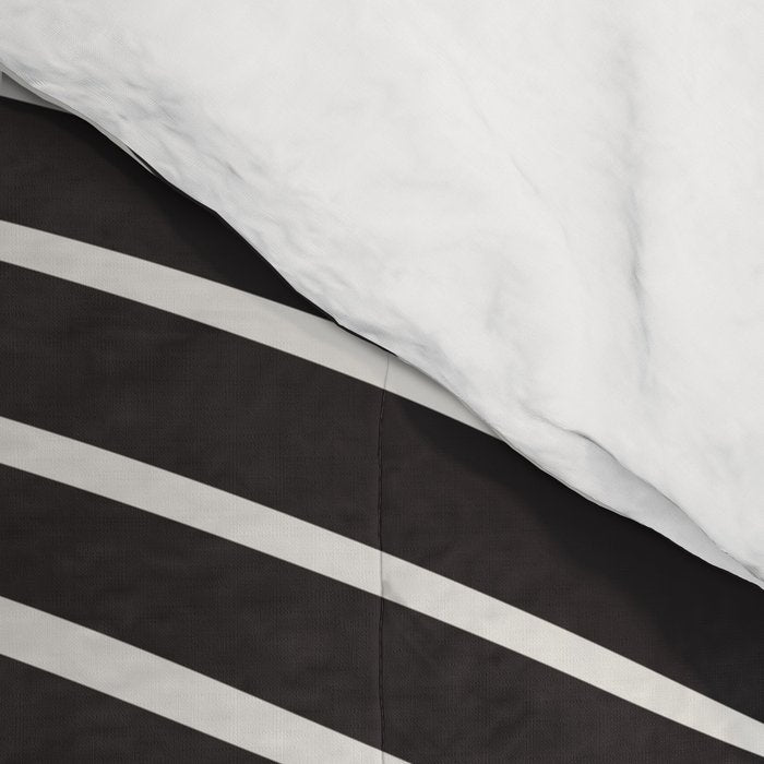 Wavy Black and Beige 13 Comforter Gallery Image 4