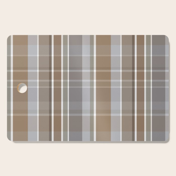 Rustic Plaid Cutting Board Gallery Image 1