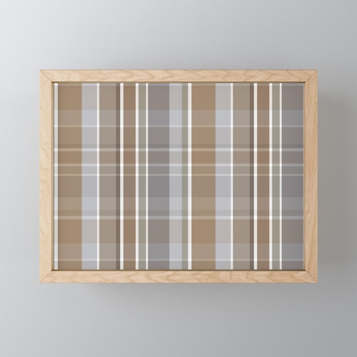Rustic Plaid Mini Art Print Gallery Image 1
