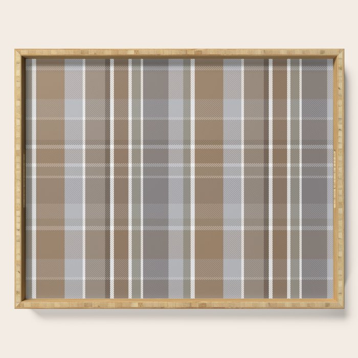 Rustic Plaid Serving Tray Gallery Image 1
