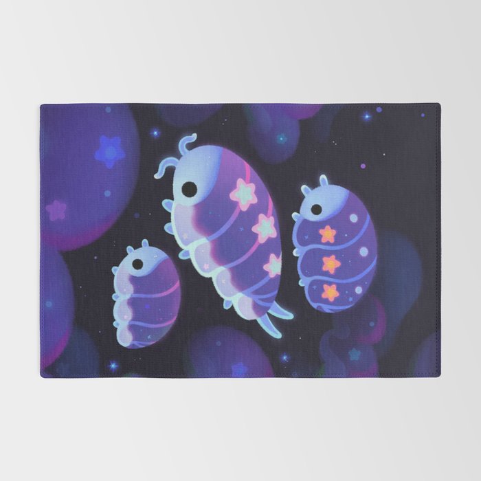 Cloud isopod - Starry night Rug Gallery Image 2