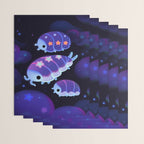 Cloud isopod - Starry night Wrapping Paper Gallery Image 3