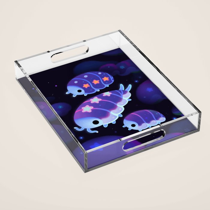 Cloud isopod - Starry night Acrylic Tray Gallery Image 1
