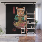 Neko Ramen Wall Mural Gallery Image 1