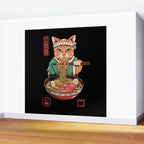 Neko Ramen Wall Mural Gallery Image 2