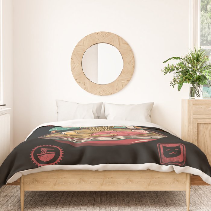 Neko Ramen Duvet Cover Gallery Image 3