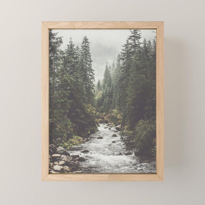 Mountain creek - Landscape and Nature Photography Mini Art Print Gallery Image 1