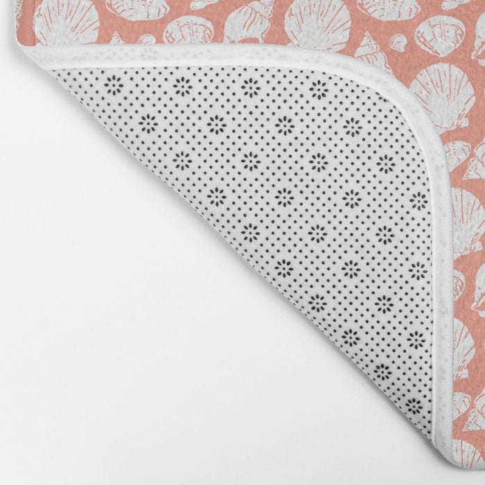 Shells . Coral Bath Mat Gallery Image 2