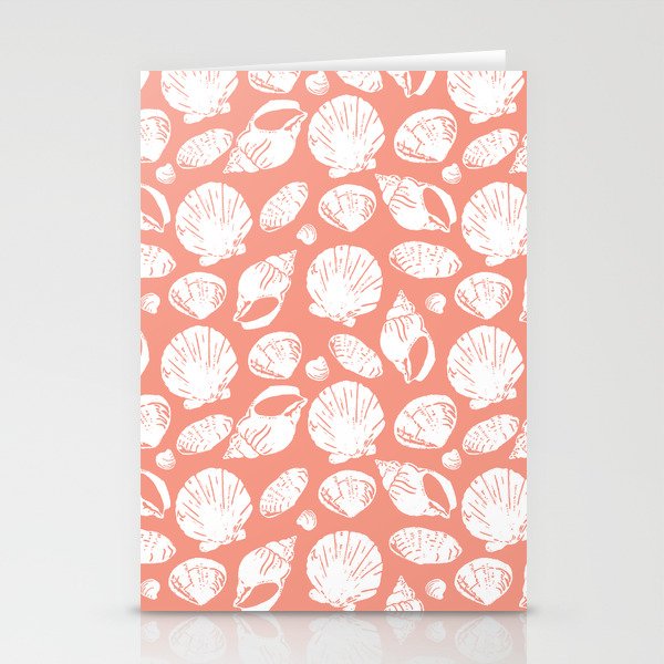 Shells . Coral Stationery Card Gallery Image 1