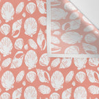 Shells . Coral Wall Tapestry Gallery Image 3