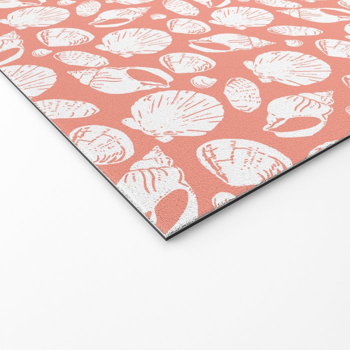 Shells . Coral Welcome Mat Gallery Image 2