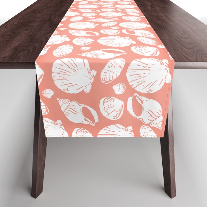 Shells . Coral Table Runner Gallery Image 1