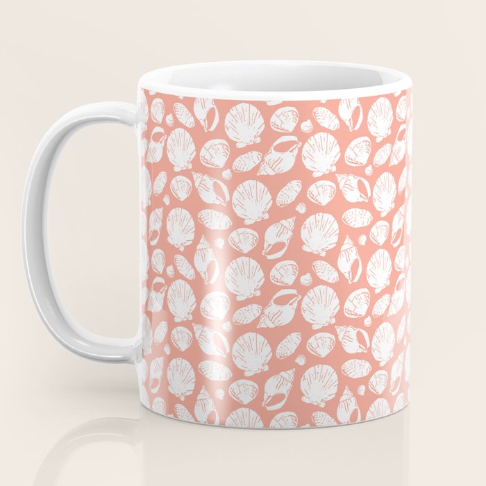 Shells . Coral Coffee Mug Gallery Image 3