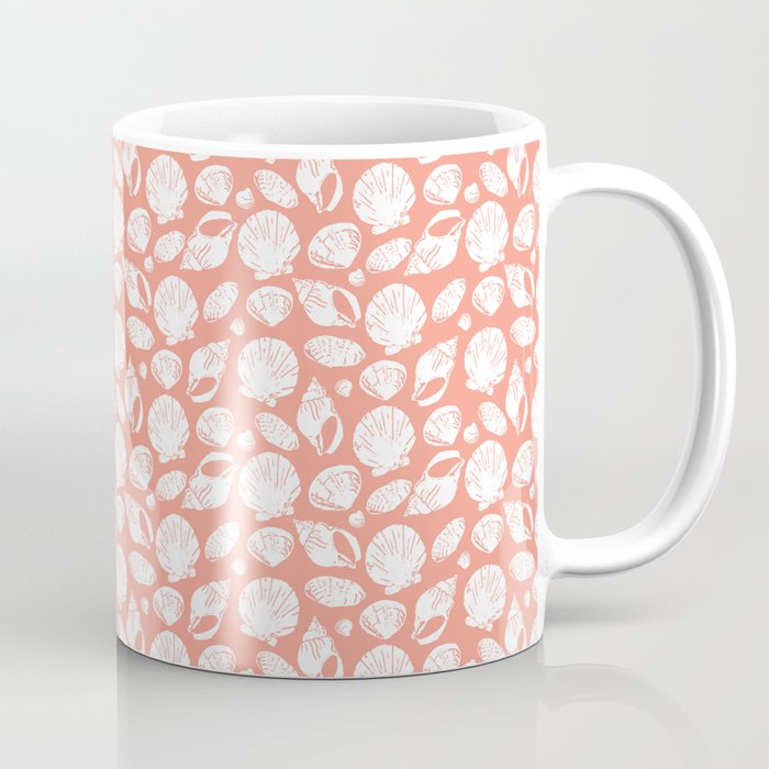 Shells . Coral Coffee Mug Gallery Image 1