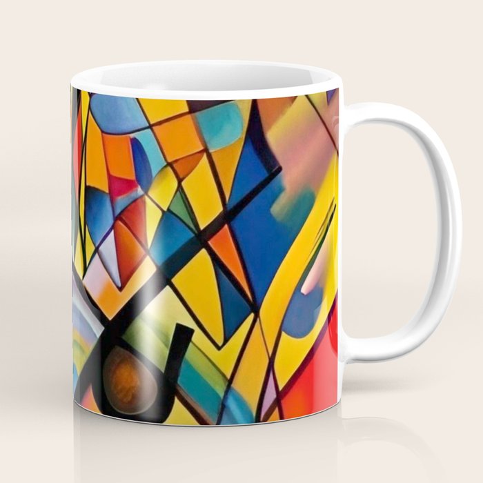 Bright Shape Composition Coffee Mug Gallery Image 1