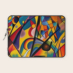 Bright Shape Composition Laptop Sleeve Gallery Image 1