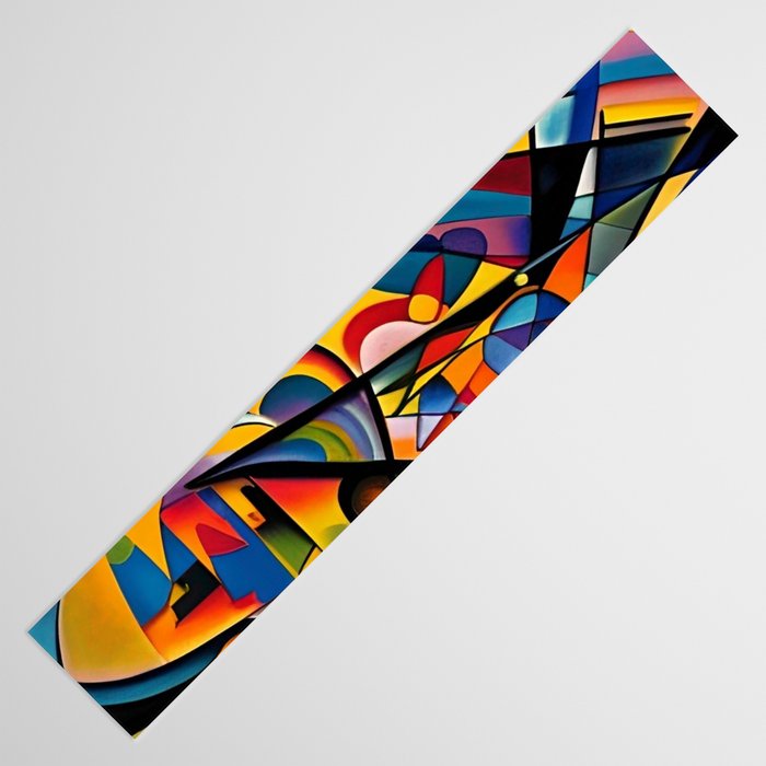 Bright Shape Composition Table Runner Gallery Image 3