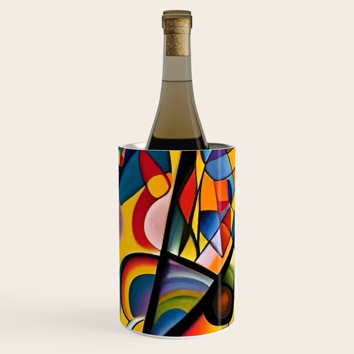 Bright Shape Composition Wine Chiller Gallery Image 1