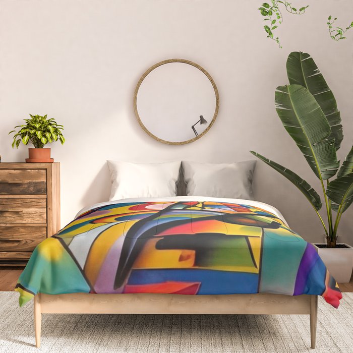 Bright Shape Composition Comforter Gallery Image 3